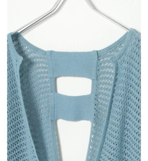VENCE share style「透かし編みメッシュボレロ」|カーディガン|