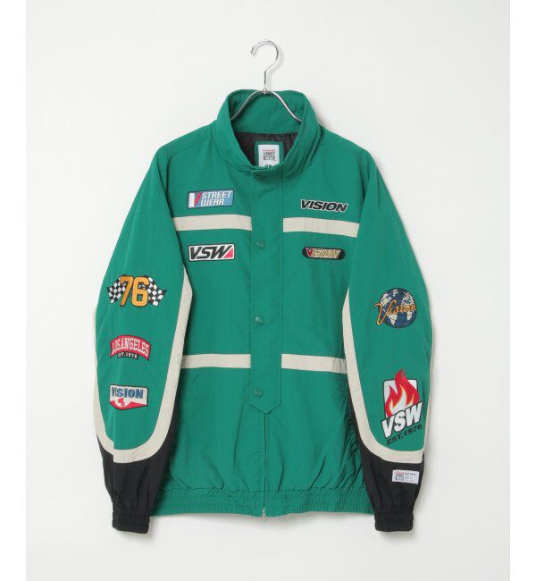 VENCE share style「【ユニセックス】VISION STREET WEAR ヴィジョンストリートウェア スタンドレーシングジャケット」|ブルゾン・スタジャン|