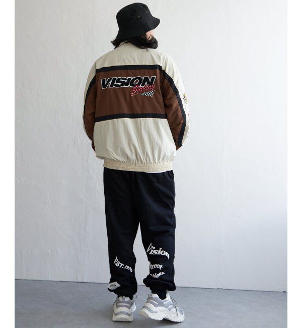 VENCE share style「【ユニセックス】VISION STREET WEAR ヴィジョンストリートウェア スタンドレーシングジャケット」|ブルゾン・スタジャン|