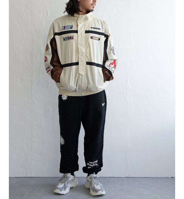 VENCE share style「【ユニセックス】VISION STREET WEAR ヴィジョンストリートウェア スタンドレーシングジャケット」|ブルゾン・スタジャン|