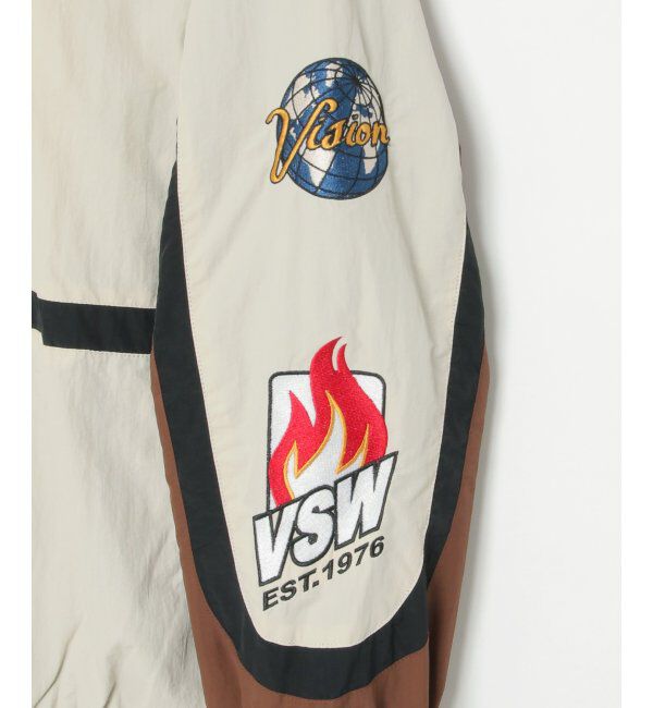 VENCE share style「【ユニセックス】VISION STREET WEAR ヴィジョンストリートウェア スタンドレーシングジャケット」|ブルゾン・スタジャン|