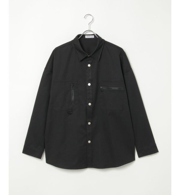 VENCE share style「ツイルオーバーサイズシャツ」|シャツ・ブラウス|