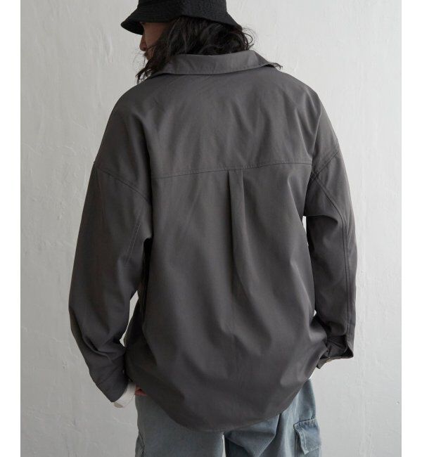 VENCE share style「ツイルオーバーサイズシャツ」|シャツ・ブラウス|