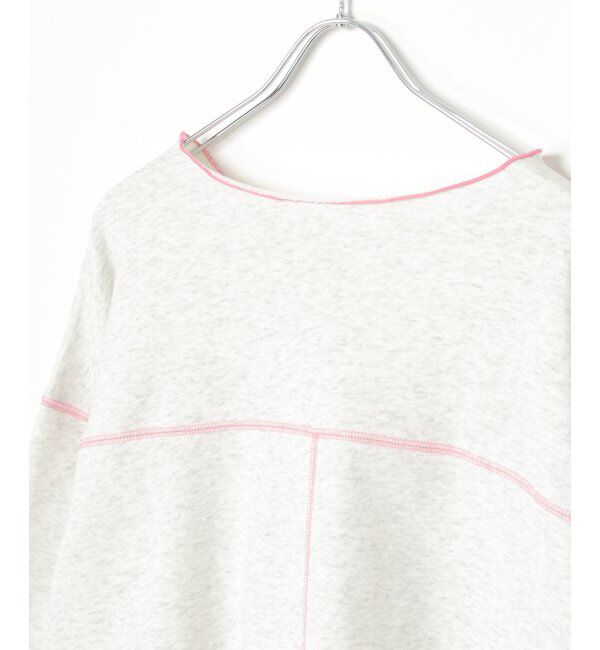 VENCE share style「裏毛配色ステッチトップス」|スウェット・ジャージ|