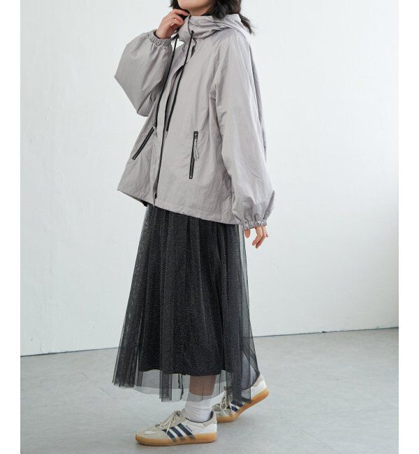 VENCE share style「パールタフタマウンテンパーカー」|ブルゾン・スタジャン|