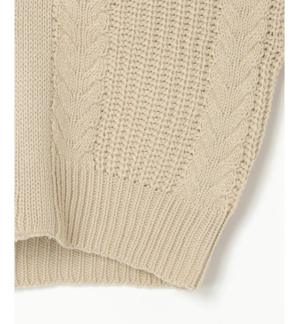 VENCE share style「ケーブルショートカーディガン」|カーディガン|