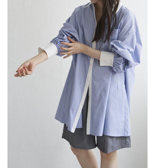 VENCE share style「シャツワンピース」|ワンピース|