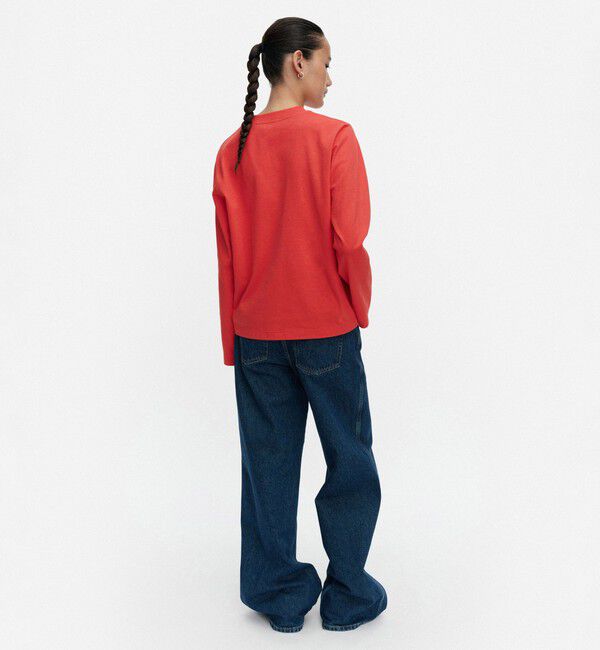 Marimekko「Elve Musta Tamma Placement カットソー」|シャツ・ブラウス|