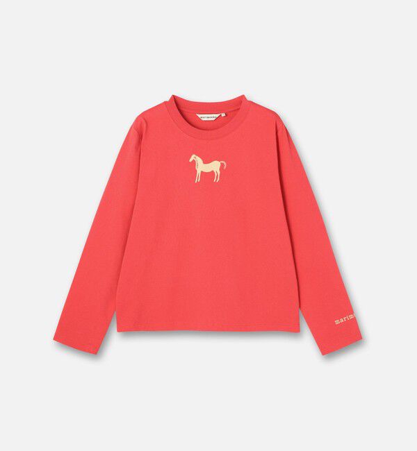 Marimekko「Elve Musta Tamma Placement カットソー」|シャツ・ブラウス|