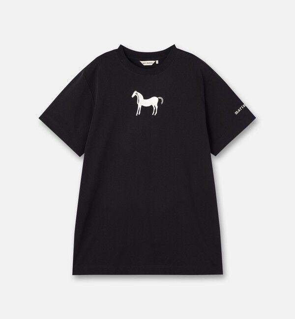 Marimekko「Rastit Musta Tamma Placement ワンピース」|ワンピース|