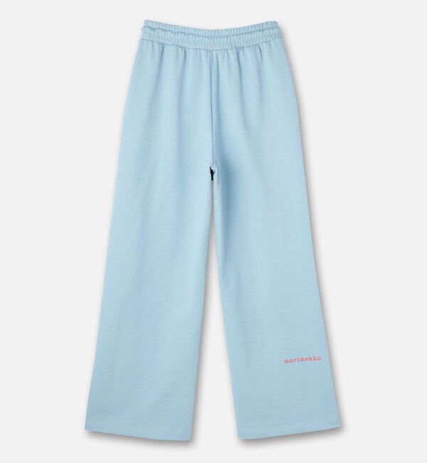 Marimekko「Varret Musta Tamma Placement スウェットパンツ」|チノ|