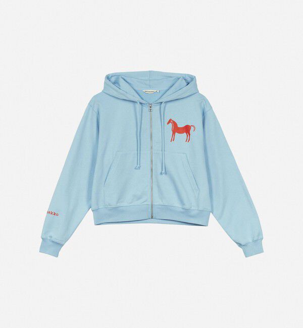 Marimekko「Joggi Musta Tamma Placement フーディー」|シャツ・ブラウス|