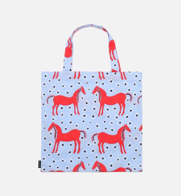 Marimekko「Musta Tamma トートバッグ 44&times;43cm」|トートバッグ|