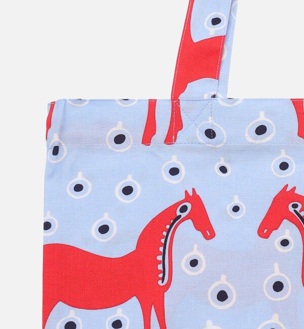 Marimekko「Musta Tamma トートバッグ 44&times;43cm」|トートバッグ|