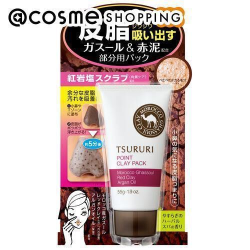  「ツルリ 皮脂吸い出し 部分用パック ガスール＆レッドパワー (55g)」|フェイスマスク・パック|その他