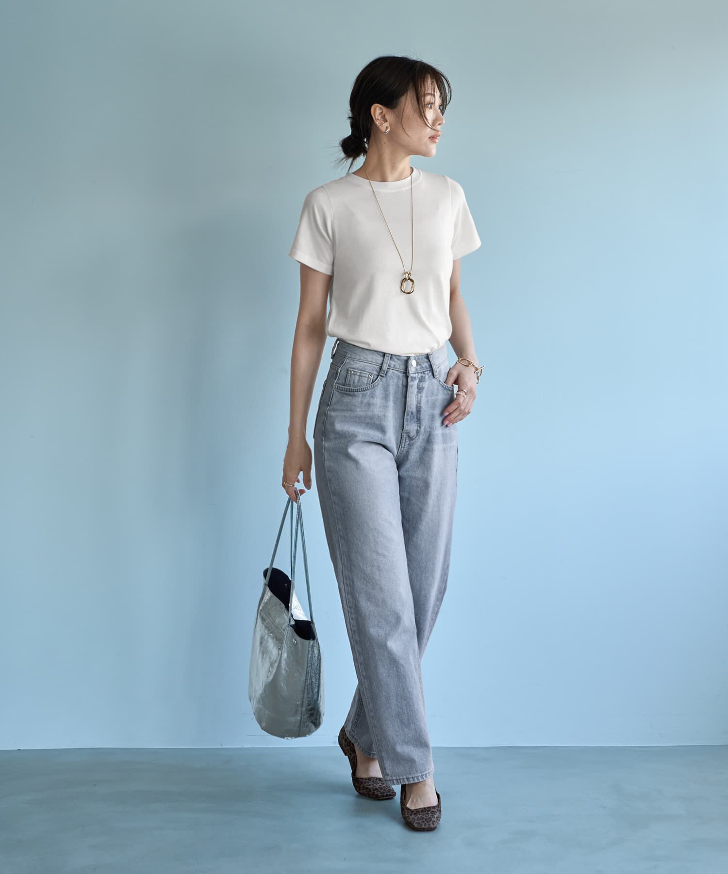  「ふにゃふにゃ柔らかクルーネックTシャツ」|Tシャツ・カットソー|