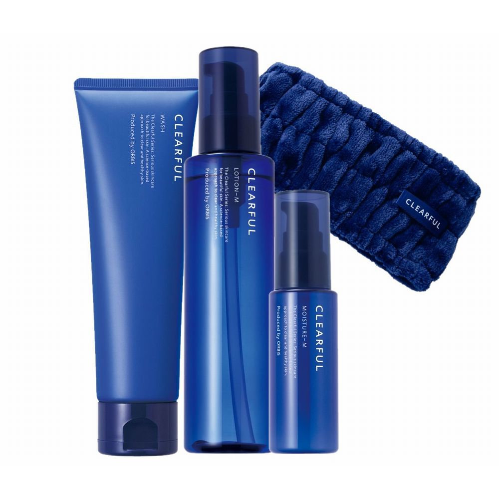 クリアフル「ORBIS クリアフル ３ステップセット ヘアバンド付」|キット・セット|M（しっとり）タイプ