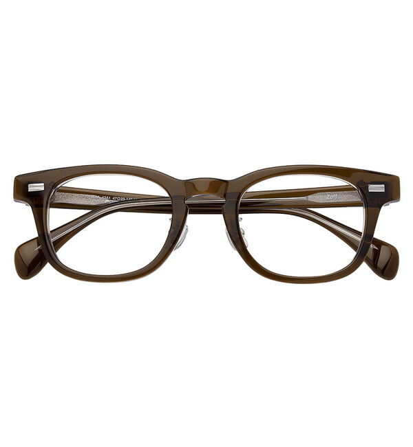  「ウェリントン型 メガネ ｜Zoff CLASSIC VINTAGE 黒縁 太縁フレーム クリア レンズ交換券付き」|メガネ|