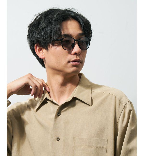  「ボストン型 花粉・飛沫対策 サングラス  (Zoff PROTECT 2WAY)  花粉メガネ メガネ 紫外線防止 UVカット」|サングラス|