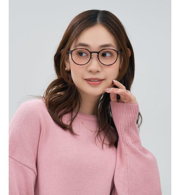 Zoff｜Misato Mizukoshi メガネ | 中顔面短縮みえ 大人可愛い｜水越