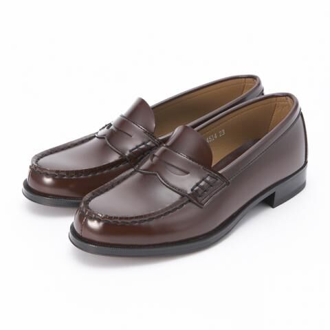 HARUTA「[2E]レディス合皮コインローファー #4514」|ローファー|ＢＲ