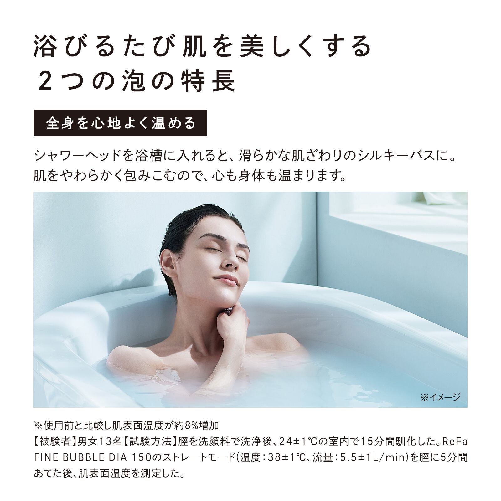 ReFa「リファファインバブルダイア120（マットブラック）」|入浴剤・バスグッズ|