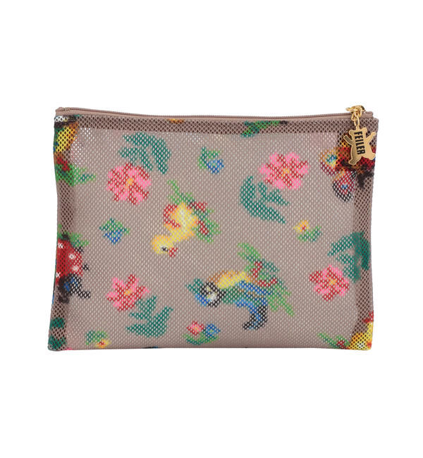 FEILER「ハイジ　メッシュ転写プリントポーチ　HEMP-171021」|ポーチ|