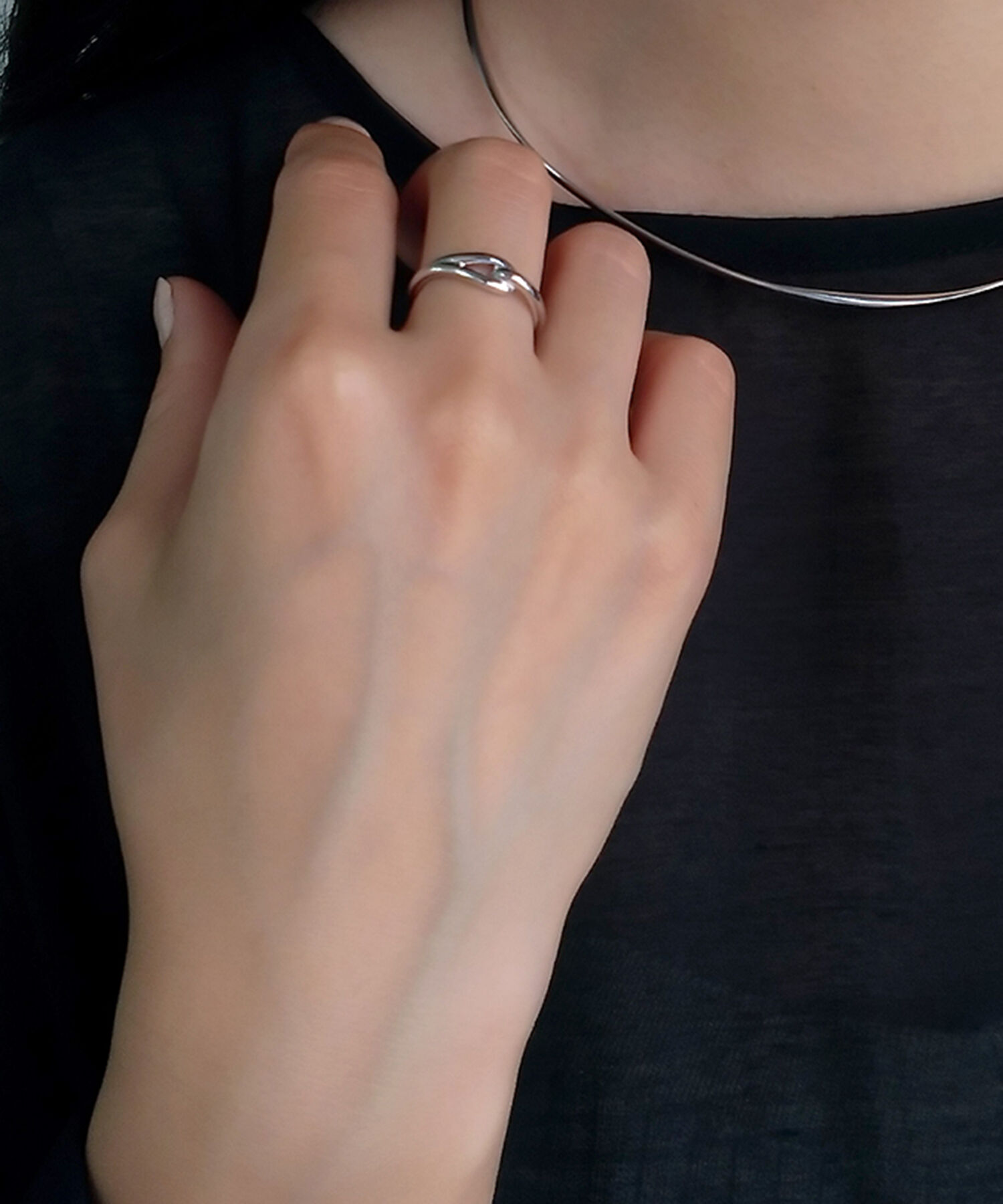  「silver925 ロープスモール リング (ニッケルフリー)」|リング|