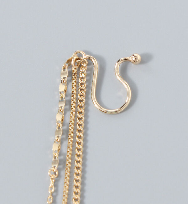 JUPITER「【K10】チェーンデザインイヤリング」|イヤリング|