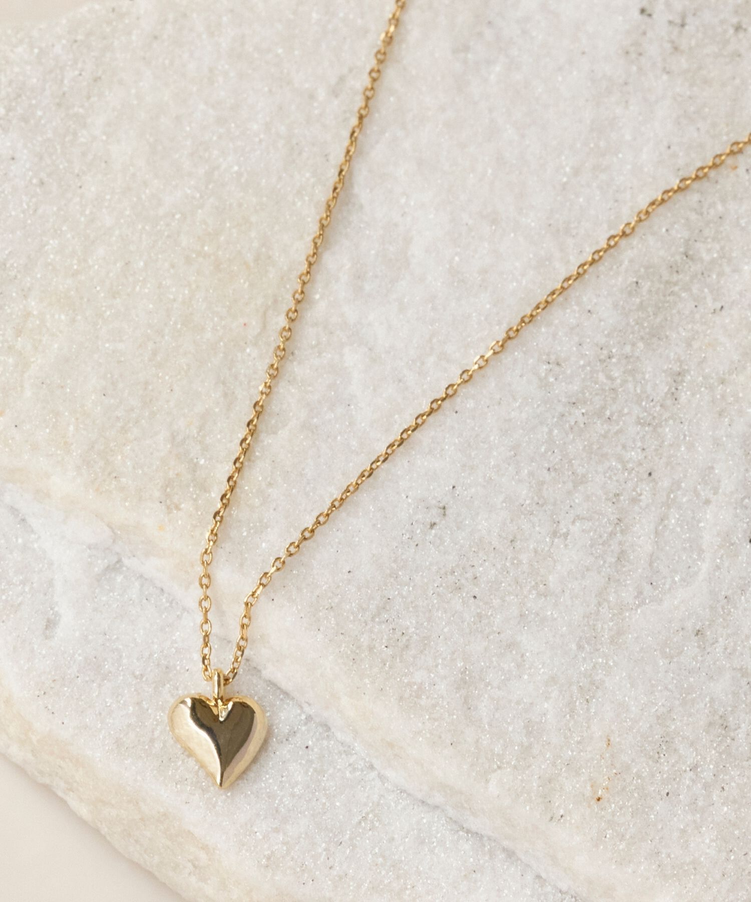 Phoebe「【金属アレルギー対応】プランプハートネックレス」|ネックレス|