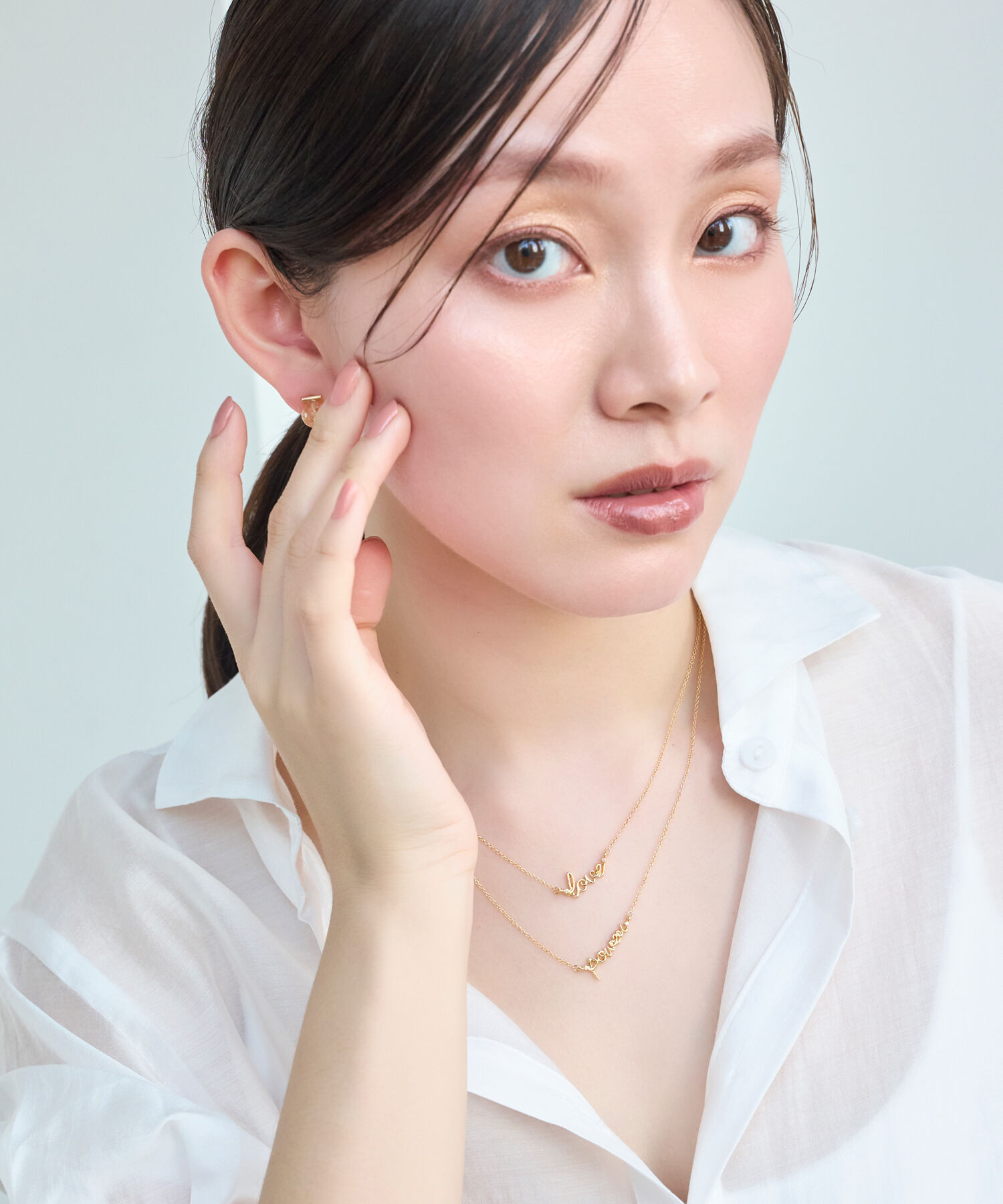 Phoebe「ラッキーレターネックレス(パワー)」|ネックレス|