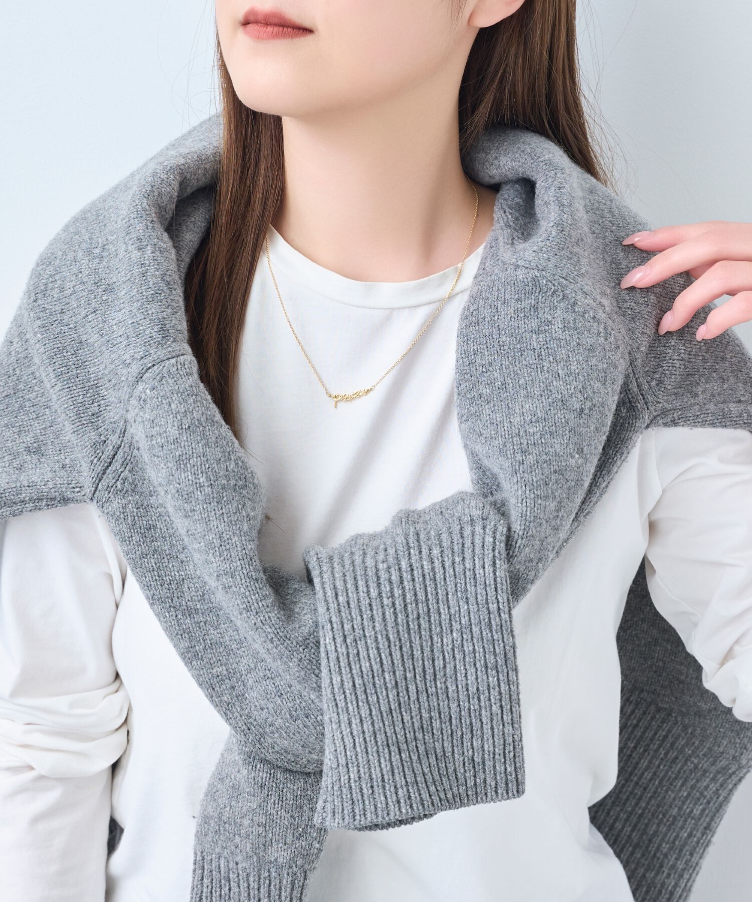 Phoebe「ラッキーレターネックレス(パワー)」|ネックレス|