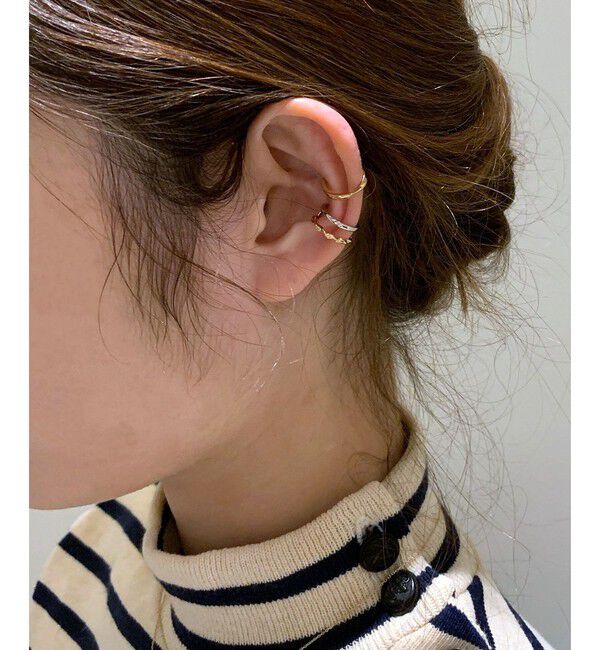 Jouete「【WEB限定】イヤーカフス セット」|イヤーカフ|シルバー&times;ゴールド