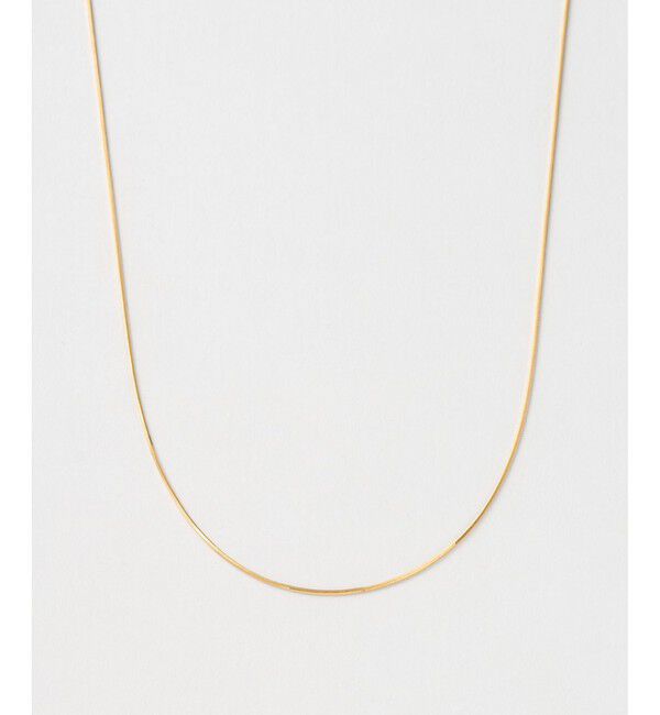 Jouete「K18YG スネークチェーン ネックレス」|ネックレス|イエローゴールド