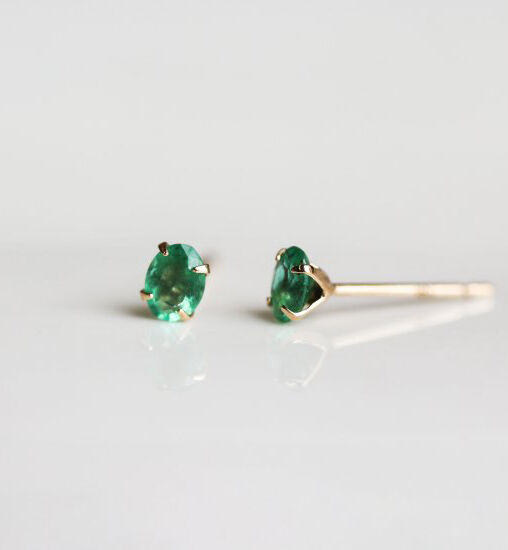  「カラーストーン ピアス | K10YG」|ピアス|