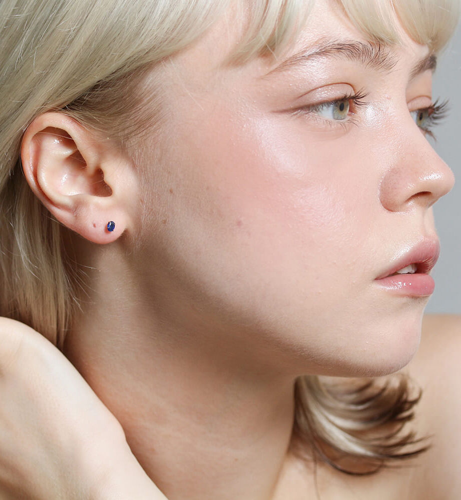  「カラーストーン ピアス | K10YG」|ピアス|