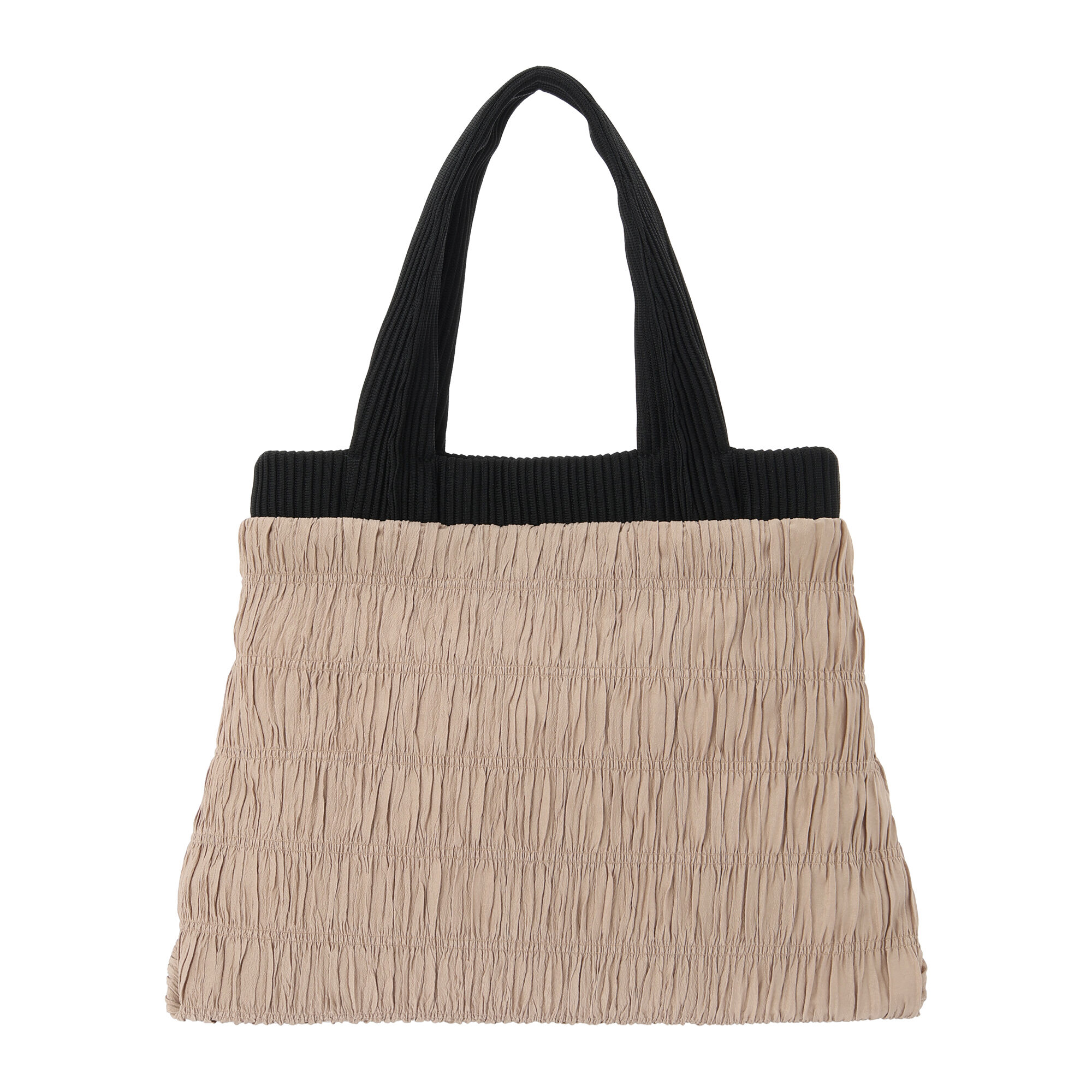  「ギャザートート／ＥＳＭＥＲＡＬＤＯ　ｈａｐｐｉｎｅｓｓ」|トートバッグ|ベージュ