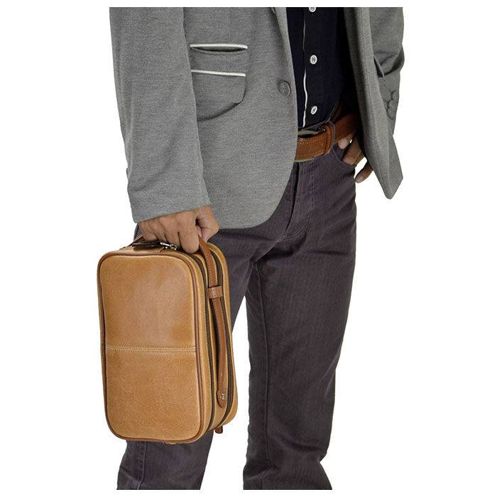 BACKYARD FAMILY「セカンドバッグ メンズ  通販 ダブルファスナー かっこいい 小さめ  クラッチバッグ 40代」|その他|