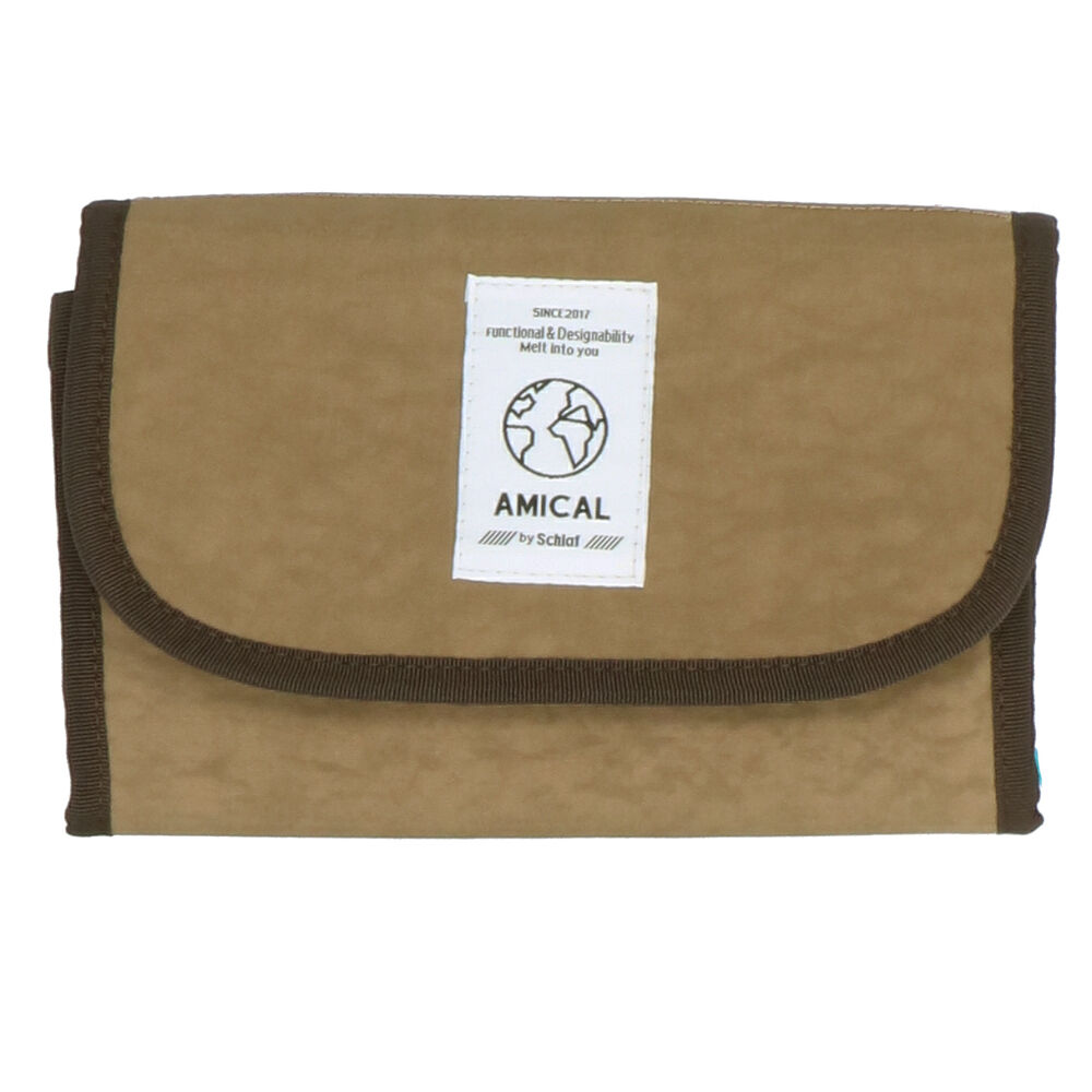 BACKYARD FAMILY「マルチケース 母子手帳 通販 母子手帳ケース おしゃれ かわいい シンプル 通帳ケース」|マタニティ・ママグッズ|ベージュ1