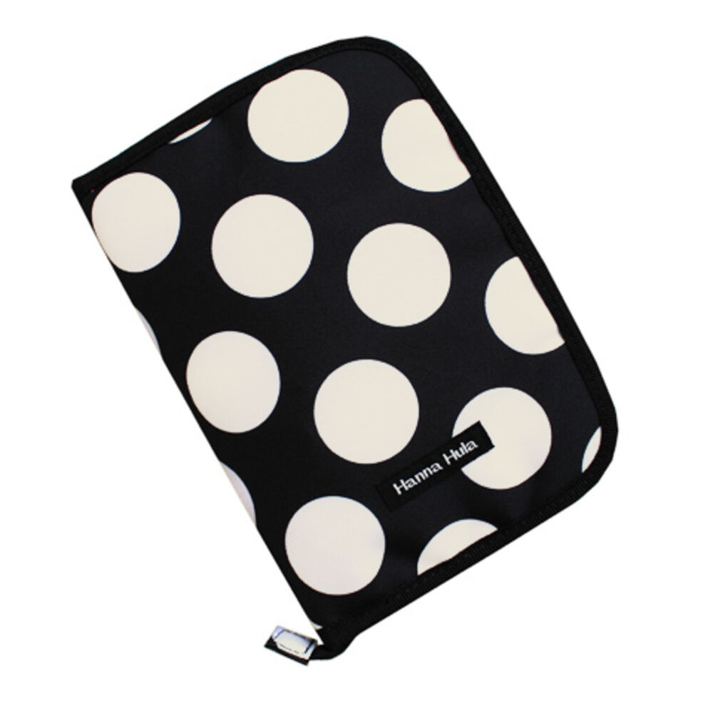 BACKYARD FAMILY「母子手帳ケース おしゃれ 通販 ブランド Hanna Hula ハンナフラ 2人分 二人分」|マタニティ・ママグッズ|ブラック2