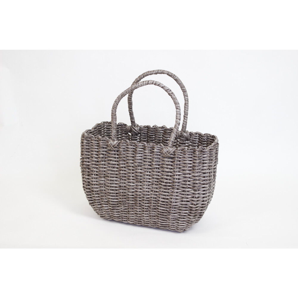 BACKYARD FAMILY「かごバッグ ビニール 通販 トート カゴバッグ ビニールバッグ レディース 浴衣 バッグ」|かごバッグ|ブラウン2