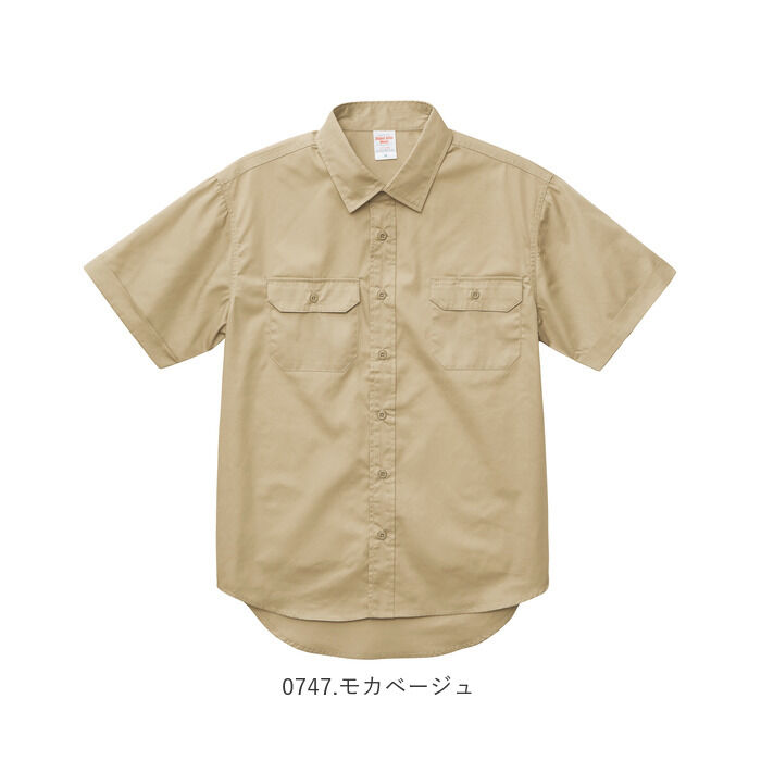 BACKYARD FAMILY「ユナイテッドアスレ ワークシャツ 通販 半袖 アメカジ シャツ メンズ おしゃれ 作業着 シンプル」|シャツ・ブラウス|