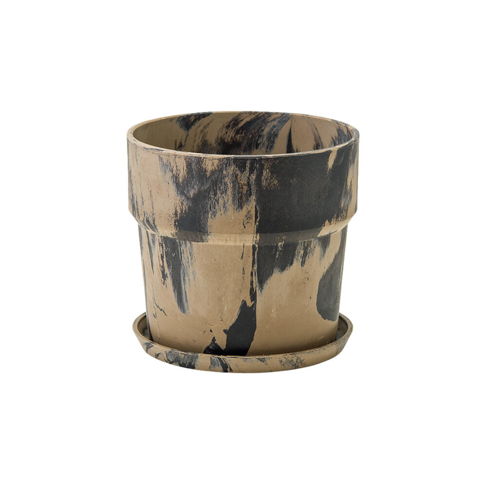 BACKYARD FAMILY「植木鉢 プラスチック おしゃれ 6号 通販 鉢カバー 6号鉢 プランター プランターカバー 植木」|その他|ベージュ1