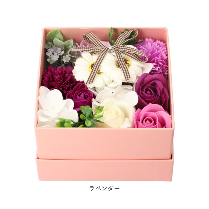 BACKYARD FAMILY「ソープフラワー ボックス 通販 入浴剤 フレグランスボックスアレンジ バスフレグランス 花の形」|入浴剤・バスグッズ|