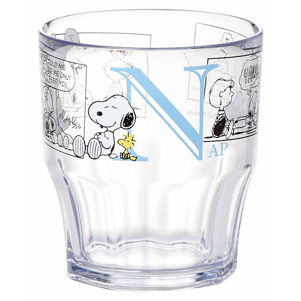BACKYARD FAMILY「スヌーピー コップ 通販 プラコップ クリアプラカップ タンブラー 300ml カップ ピーナッツ」|食器・キッチングッズ|ブルー2