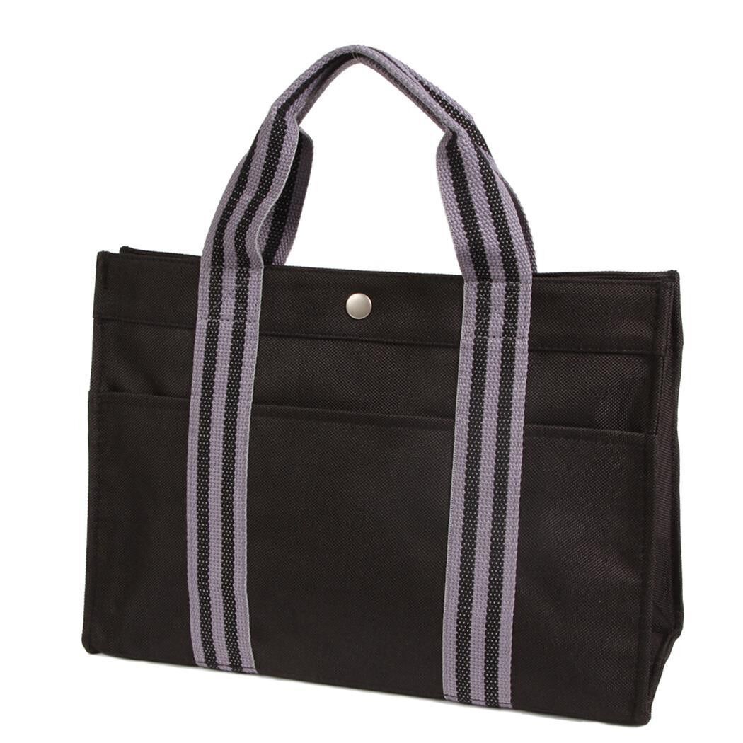 BACKYARD FAMILY「トートバッグ シンプル 送料無料 通勤 多機能 メンズ トート ラインベルトバッグ オーエフエス」|トートバッグ|ブラック1