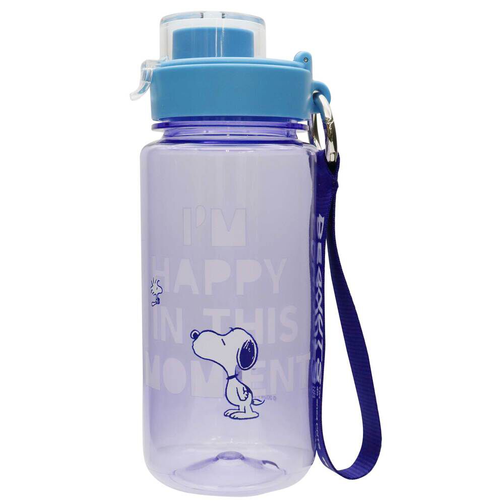 BACKYARD FAMILY「ドリンクボトル おしゃれ 好評 クリアボトル スヌーピー 水筒 マイボトル ウォーターボトル 透明」|食器・キッチングッズ|パープル1