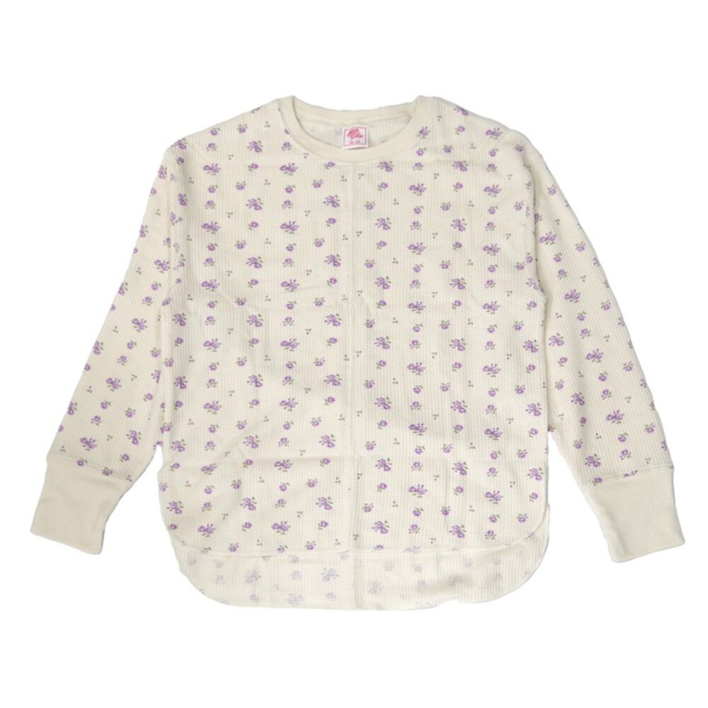 BACKYARD FAMILY「JEMORGAN サーマル レディース 通販 ジェーイーモーガン JD071-59S 切替ロンT」|Tシャツ・カットソー|パープル1