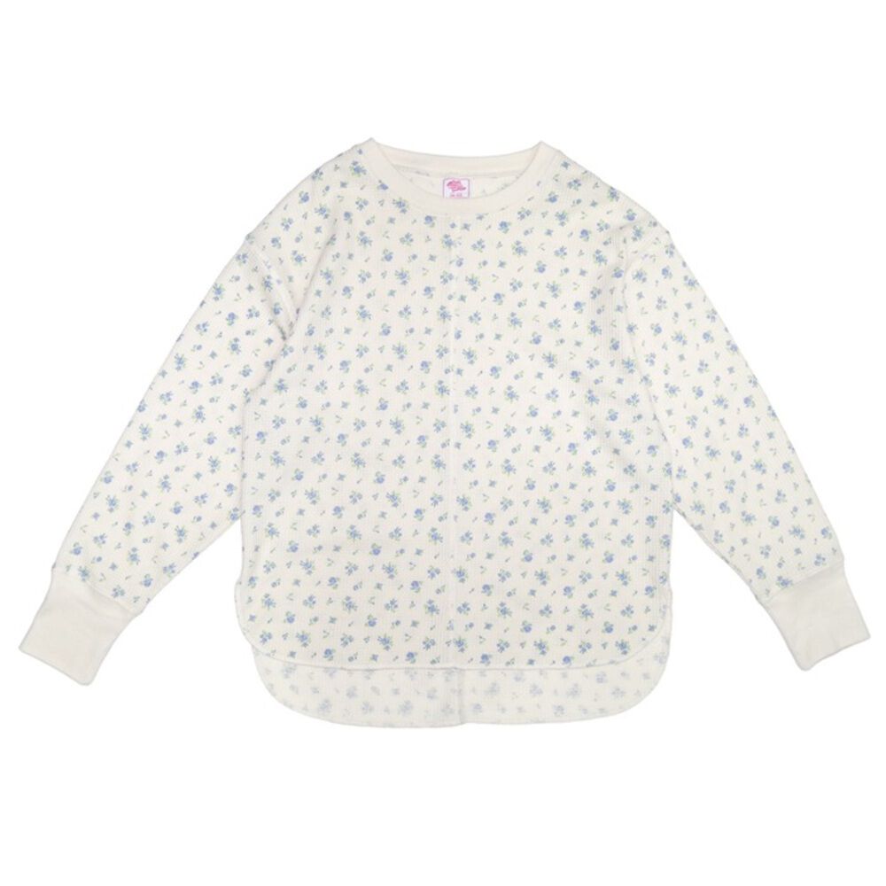 BACKYARD FAMILY「JEMORGAN サーマル レディース 通販 ジェーイーモーガン JD071-59S 切替ロンT」|Tシャツ・カットソー|ブルー1