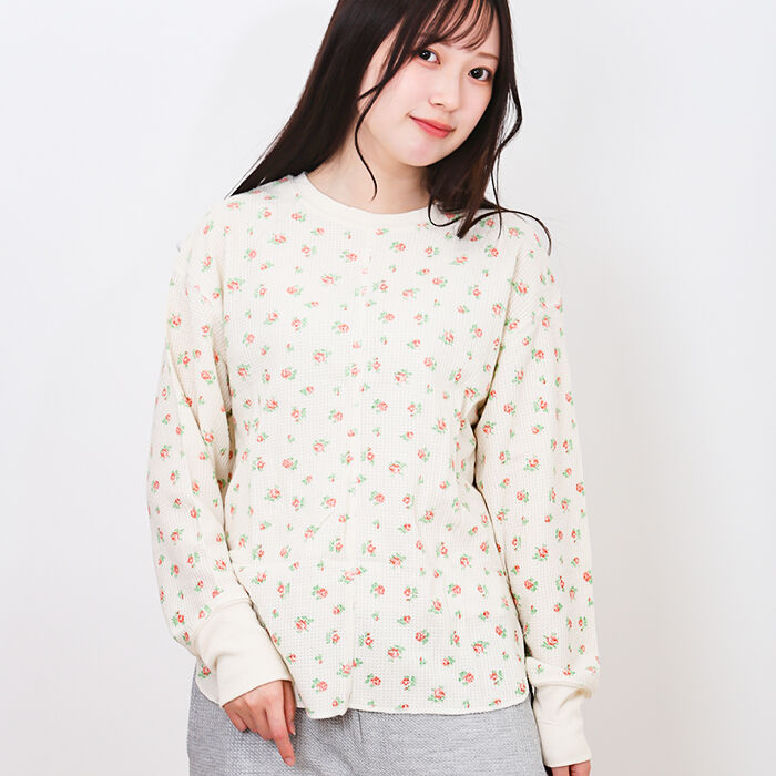 BACKYARD FAMILY「JEMORGAN サーマル レディース 通販 ジェーイーモーガン JD071-59S 切替ロンT」|Tシャツ・カットソー|